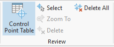 Control Point Table
