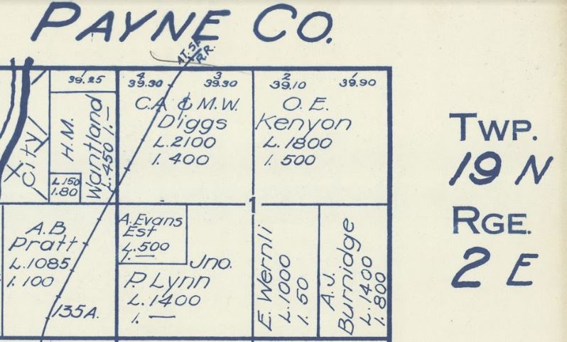 WPA map with PLS information